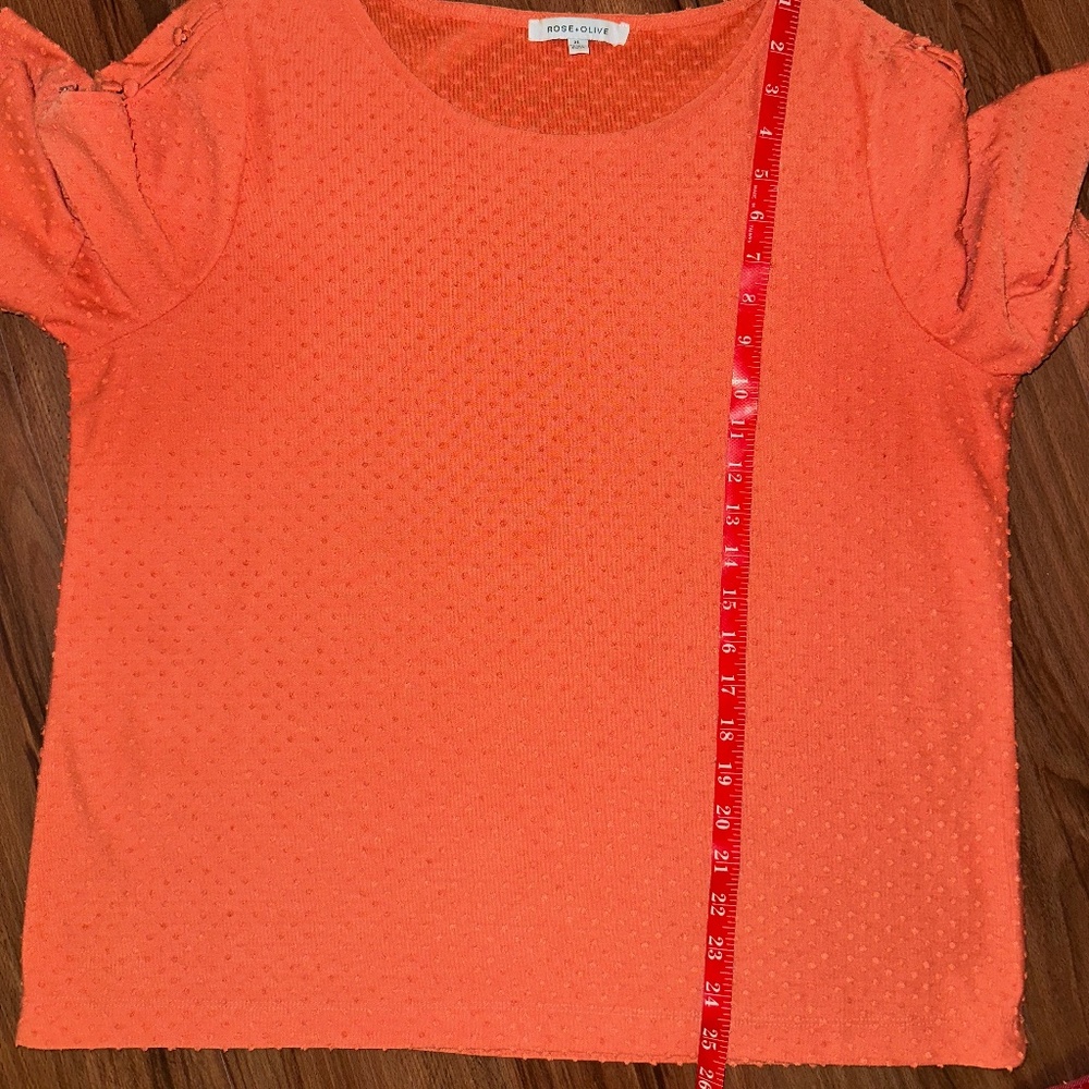 Rose Olive Blouse XL